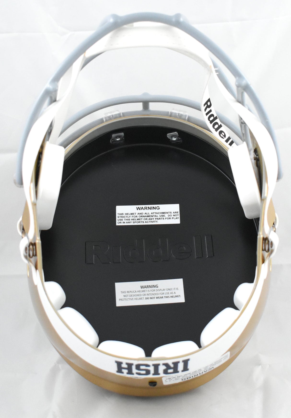 Marcus Freeman Autographed Notre Dame Irish F/S Speed Helmet - Beckett W Holo