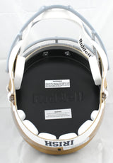 Marcus Freeman Autographed Notre Dame Irish F/S Speed Helmet - Beckett W Holo