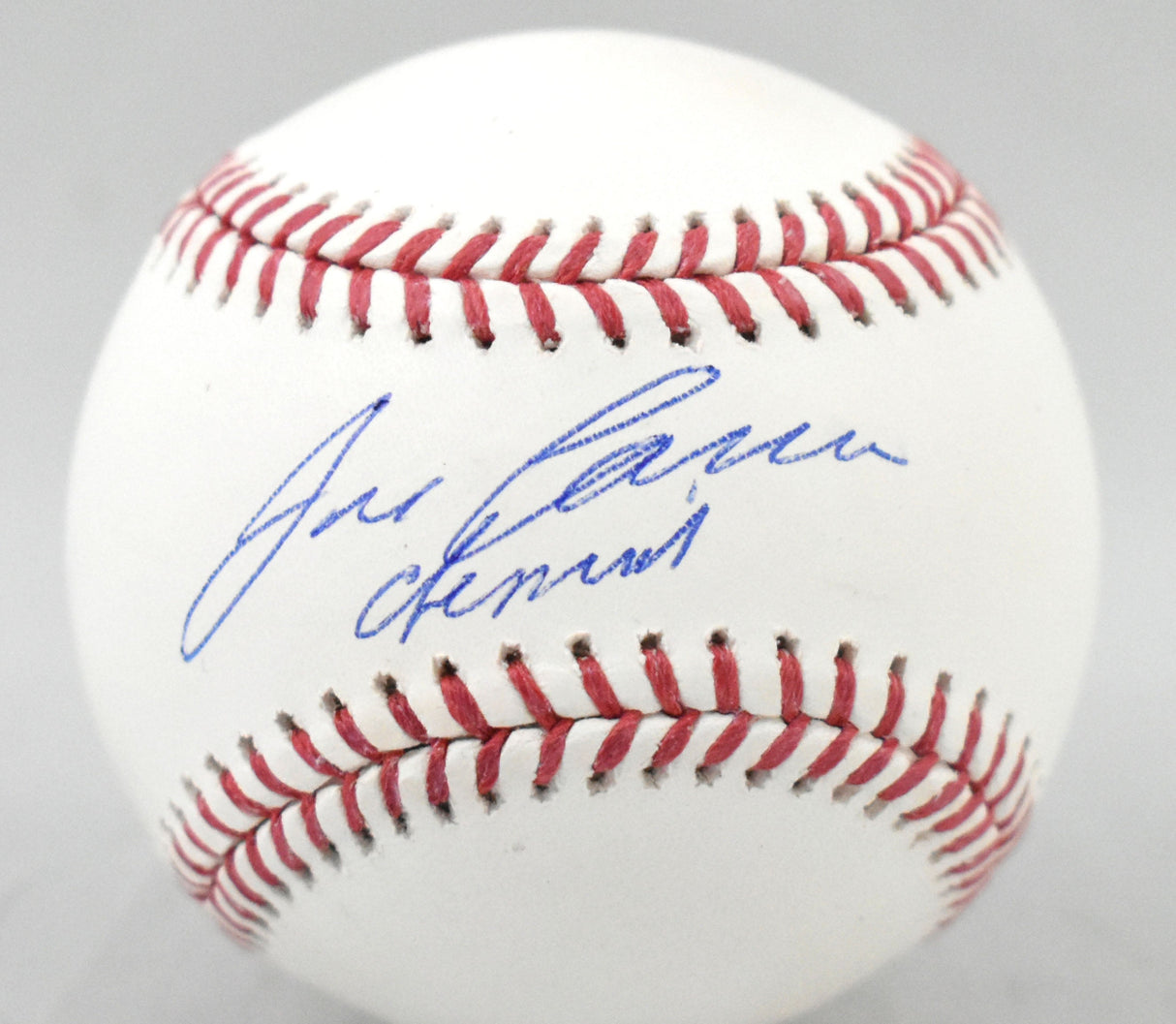 Jose Canseco Autographed Rawlings OML Baseball Chemist - Beckett W Holo *Blue