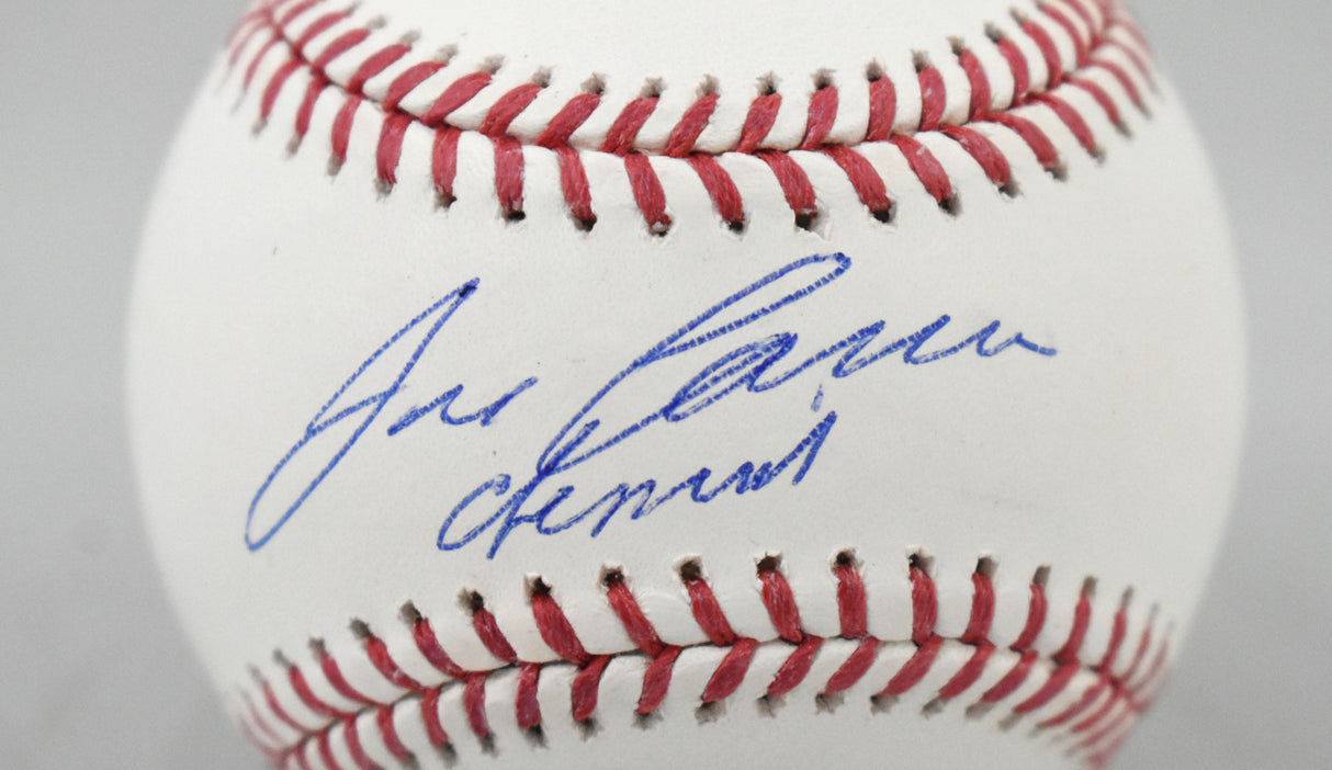 Jose Canseco Autographed Rawlings OML Baseball Chemist - Beckett W Holo *Blue