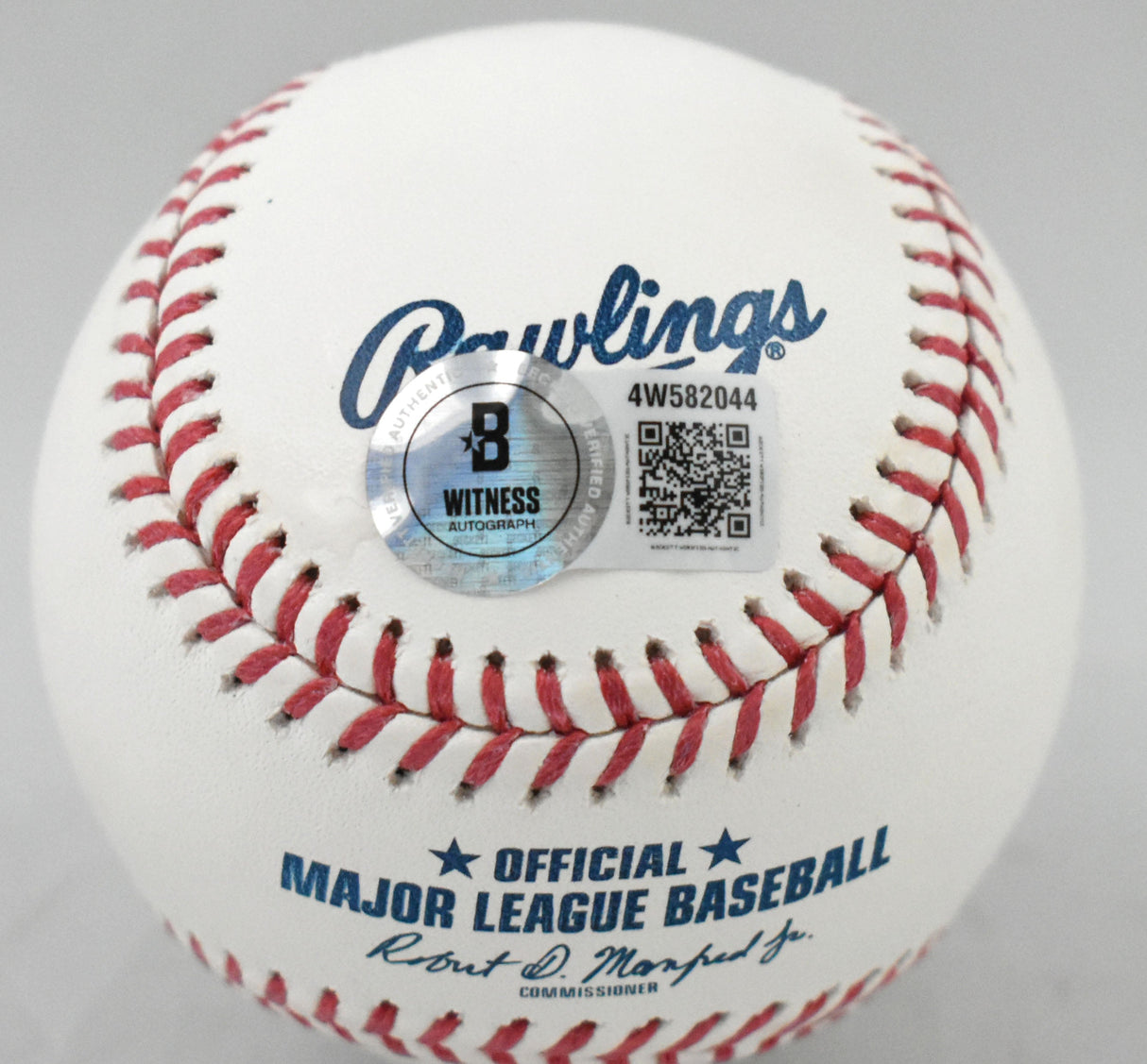 Jose Canseco Autographed Rawlings OML Baseball Chemist - Beckett W Holo *Blue