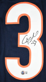 Charles Tillman Autographed Blue Pro Style Jersey - Beckett W Hologram *Black
