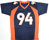 DeMarcus Ware Autographed Blue Pro Style Jersey - Beckett W Hologram *Black