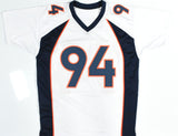 DeMarcus Ware Autographed White Pro Style Jersey - Beckett W Hologram *Silver