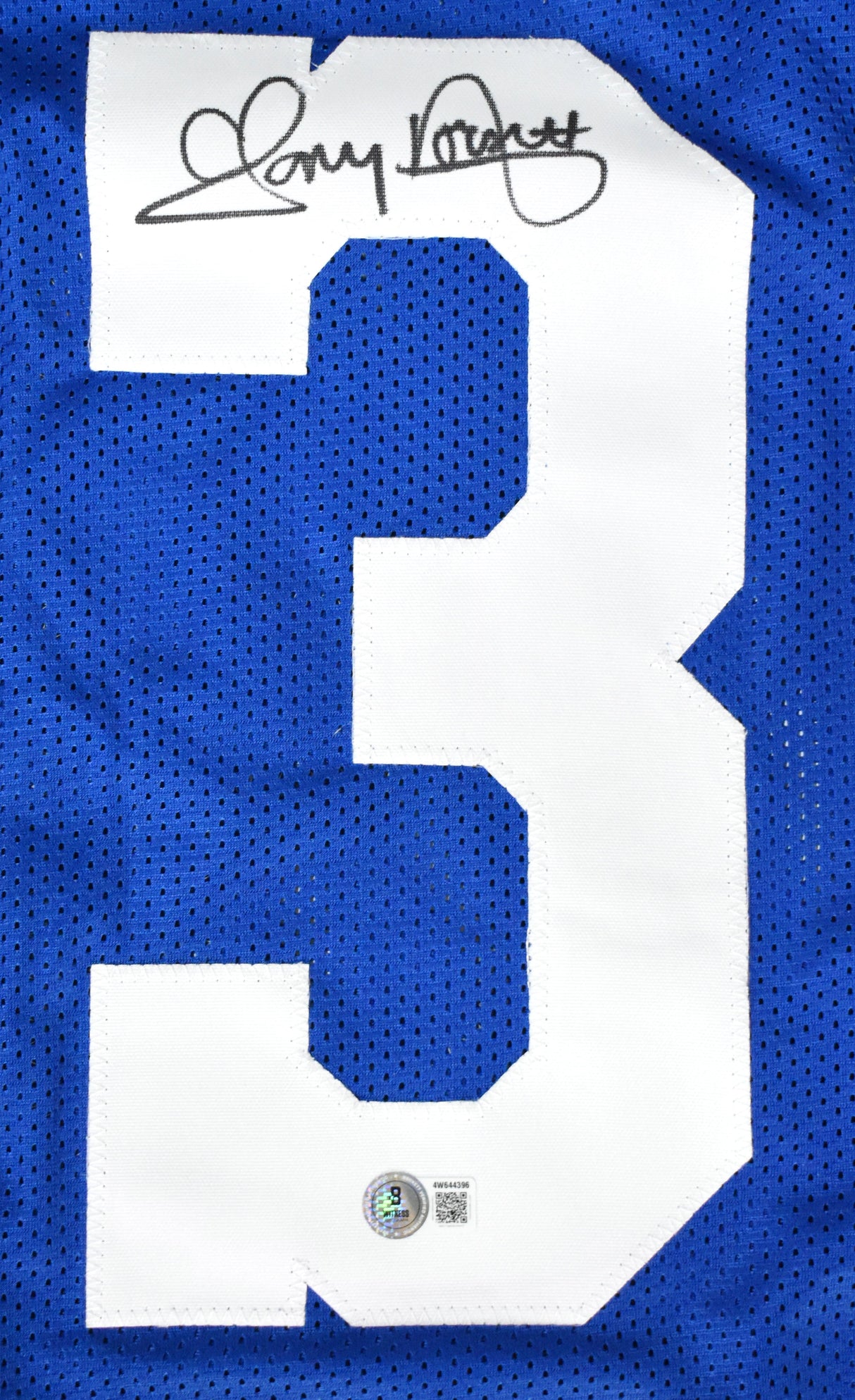 Tony Dorsett Autographed Blue Pro Style Jersey - Beckett W Hologram *Black