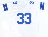 Tony Dorsett Autographed White Pro Style Jersey - Beckett W Hologram *Silver