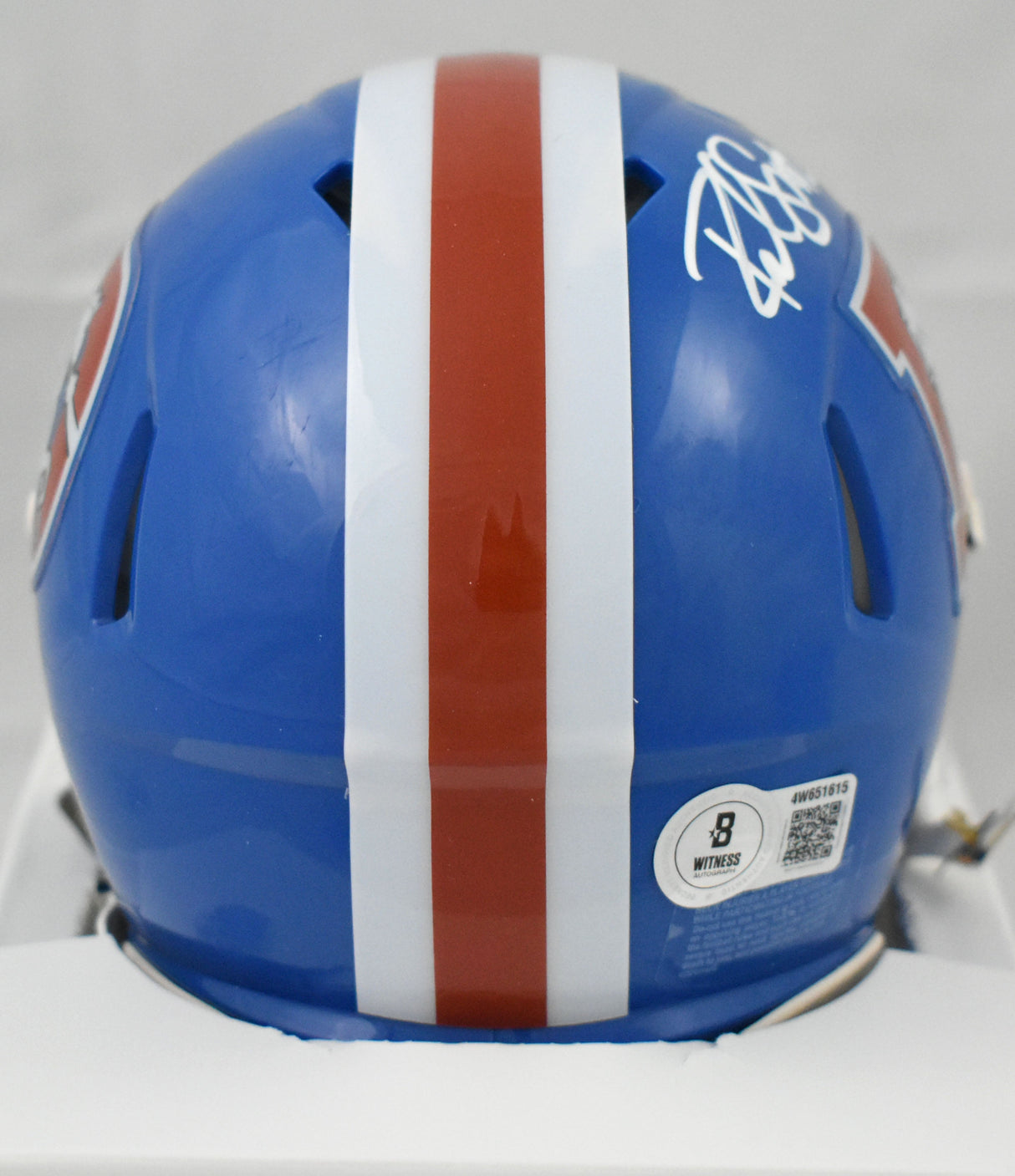 Rod Smith Autographed Denver Broncos 75-96 Speed Mini Helmet - Beckett W Holo
