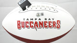 Ronde Barber Autographed Tampa Bay Buccaneers Logo Football HOF - Beckett W Holo