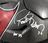 Ronde Barber Autographed Buccaneers F/S SpeedFlex Helmet HOF - Beckett W Holo