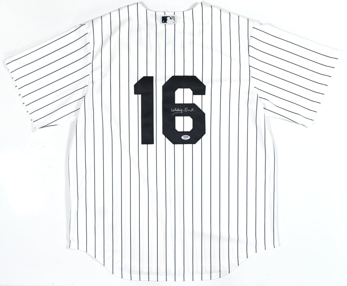 Whitey Ford Autographed New York Yankees Nike Jersey - PSA