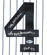 Reggie Jackson Autographed New York Yankees Nike Jersey Mr. October HOF - Beckett