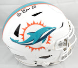 De'Von Achane Signed Miami Dolphins F/S Speedflex Helmet - Beckett W Holo *Top