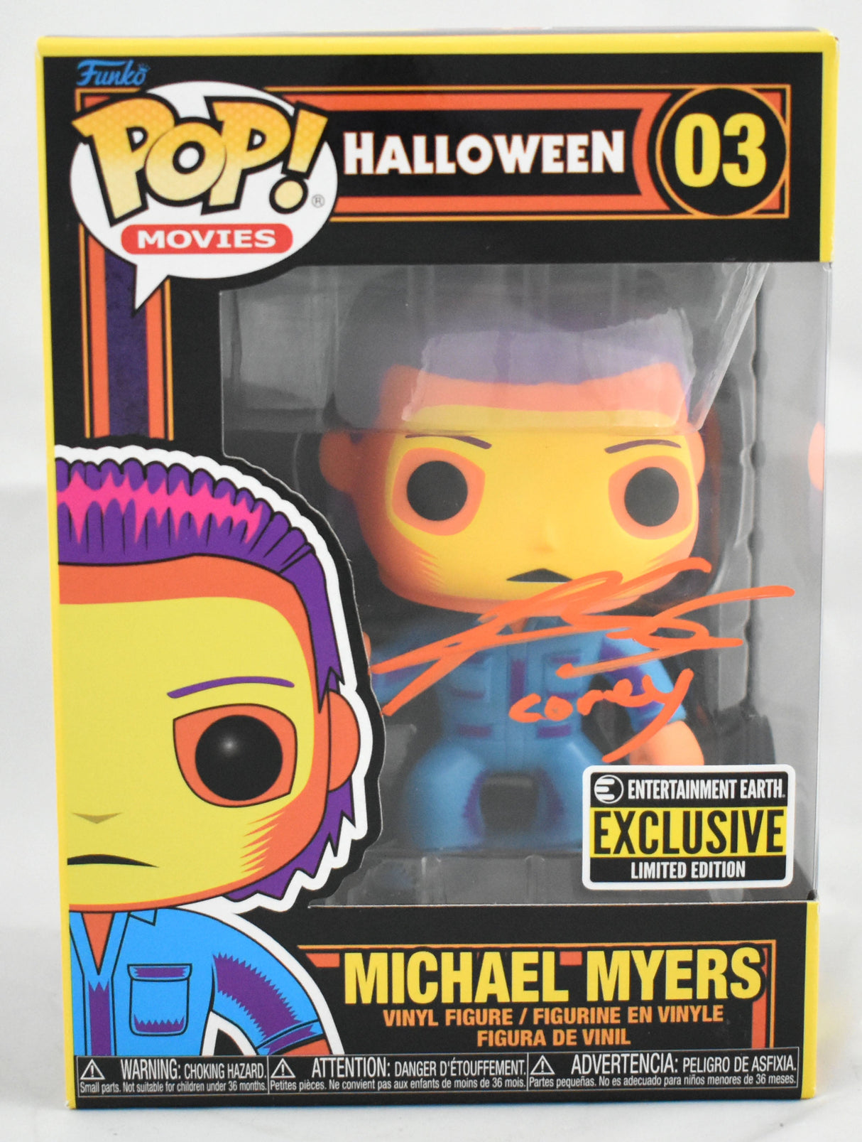 Rohan Campbell Autographed Halloween Funko Pop #03 - Beckett W Holo *Corey