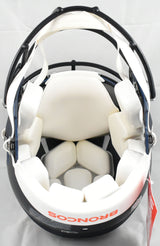 Bo Nix Signed Denver Broncos F/S Speed Authentic Helmet - Beckett W Holo *Front