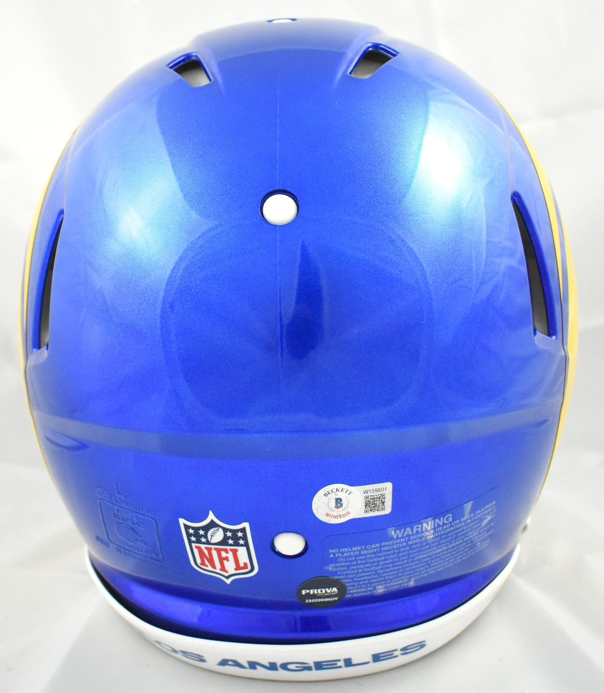 Eric Dickerson Signed Rams F/S 2020 Speed Authentic Helmet - *Decal Damage BAS