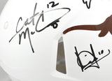 Texas Longhorns Quad Legends F/S Speed Authentic Helmet - Beckett W Holo *Smear