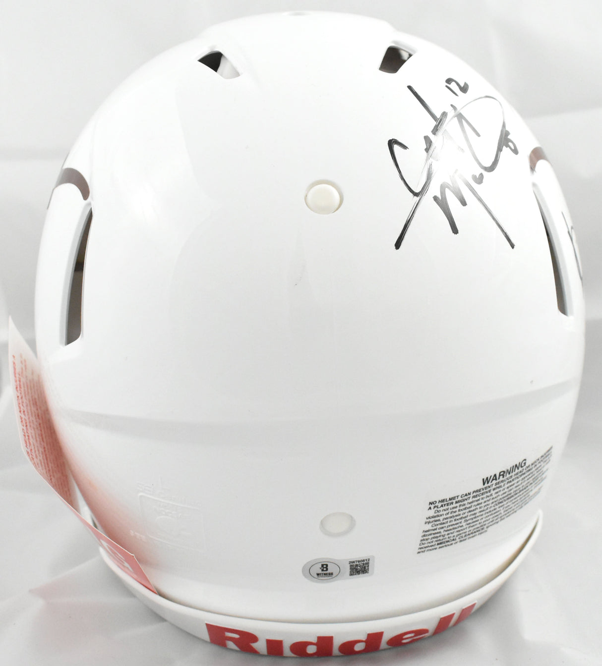 Texas Longhorns Quad Legends F/S Speed Authentic Helmet - Beckett W Holo *Smear