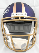 Derrick Henry Signed Baltimore Ravens F/S Alt 24 Speed Helmet - Beckett W Holo