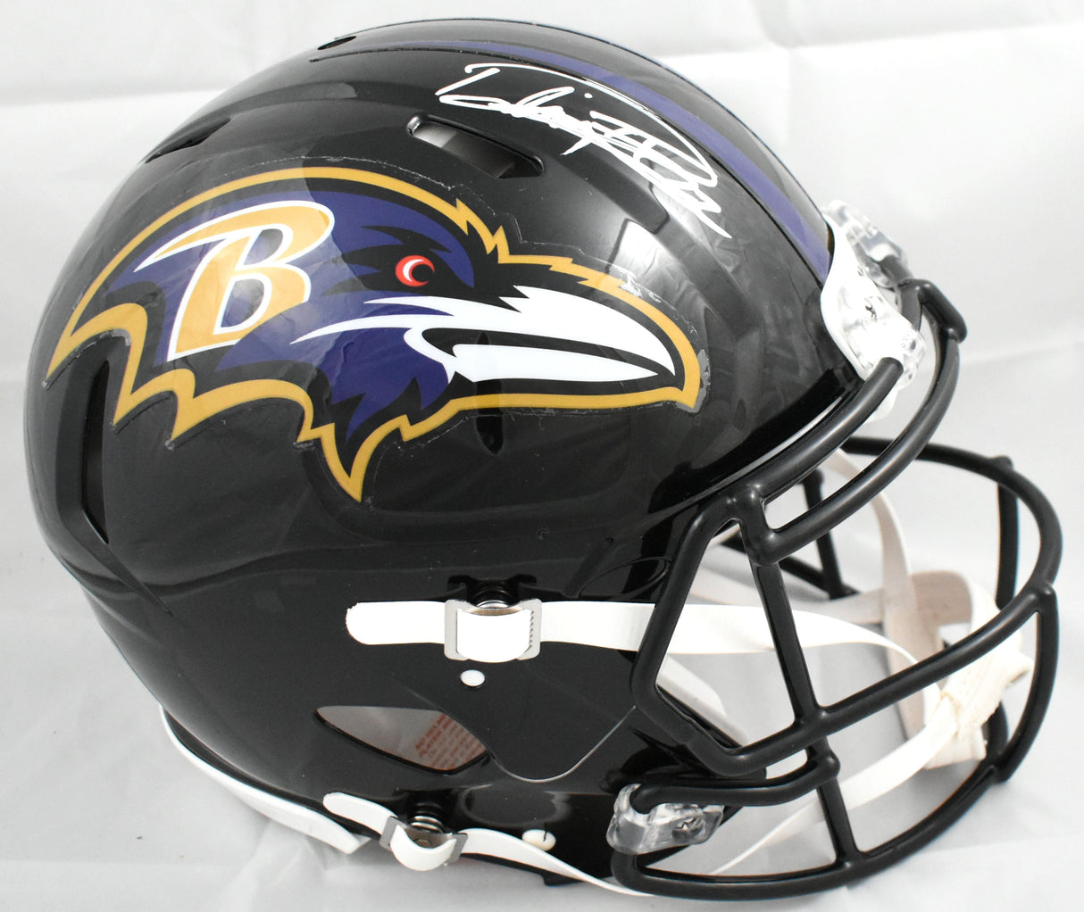 Derrick Henry Signed Baltimore Ravens F/S Speed Authentic Helmet- Beckett W Holo