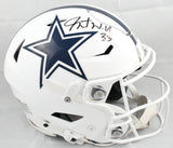Javonte Williams Signed Dallas Cowboys F/S Alt Speedflex Helmet Beckett W Holo