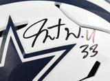 Javonte Williams Signed Dallas Cowboys F/S Alt Speedflex Helmet Beckett W Holo