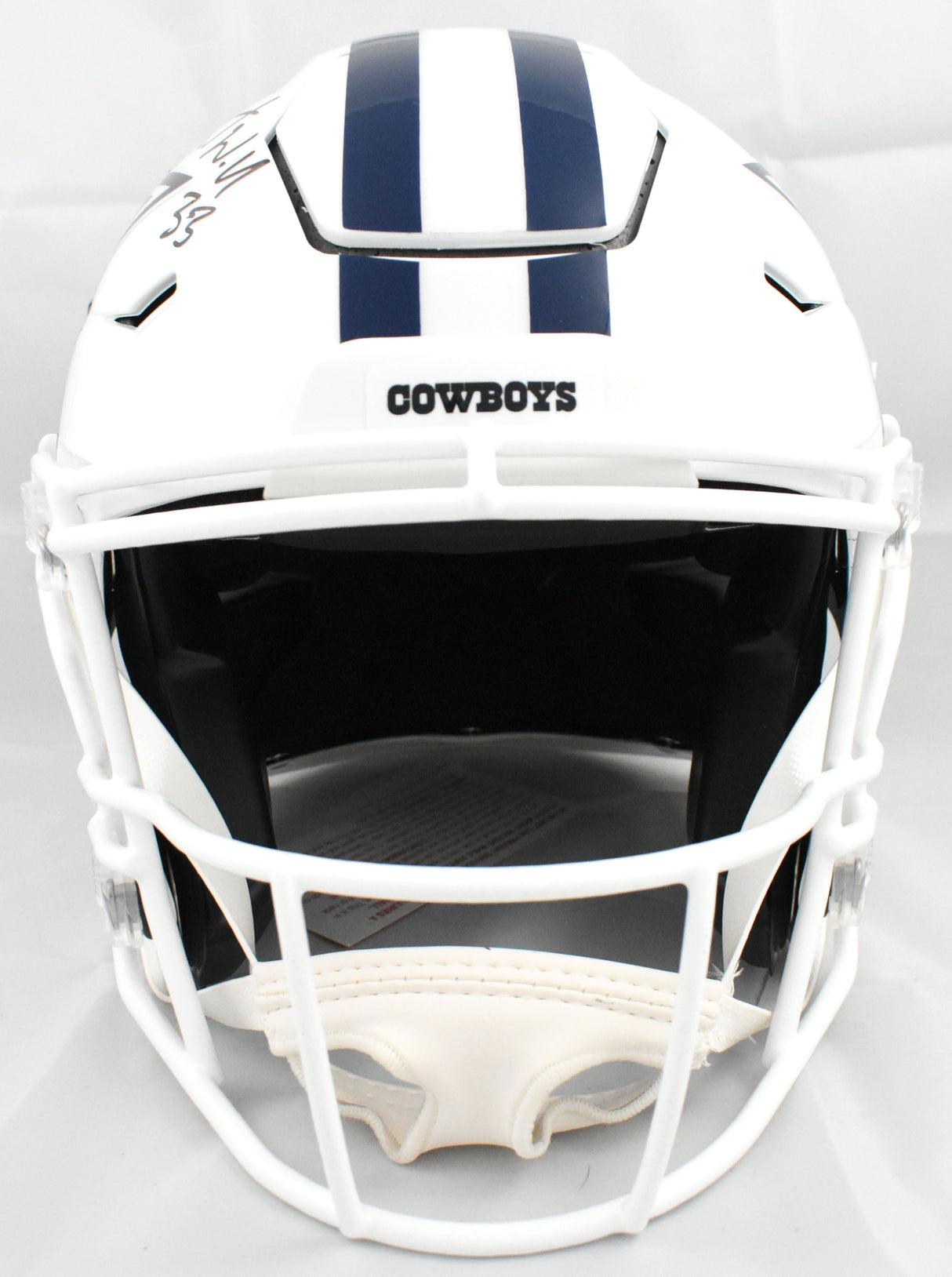 Javonte Williams Signed Dallas Cowboys F/S Alt Speedflex Helmet Beckett W Holo