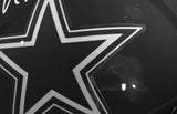 Javonte Williams Signed Cowboys F/S Eclipse Speed Helmet- Beckett W Holo *Damage