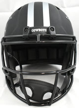 Javonte Williams Signed Cowboys F/S Eclipse Speed Helmet- Beckett W Holo *Damage