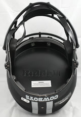 Javonte Williams Signed Cowboys F/S Eclipse Speed Helmet- Beckett W Holo *Damage