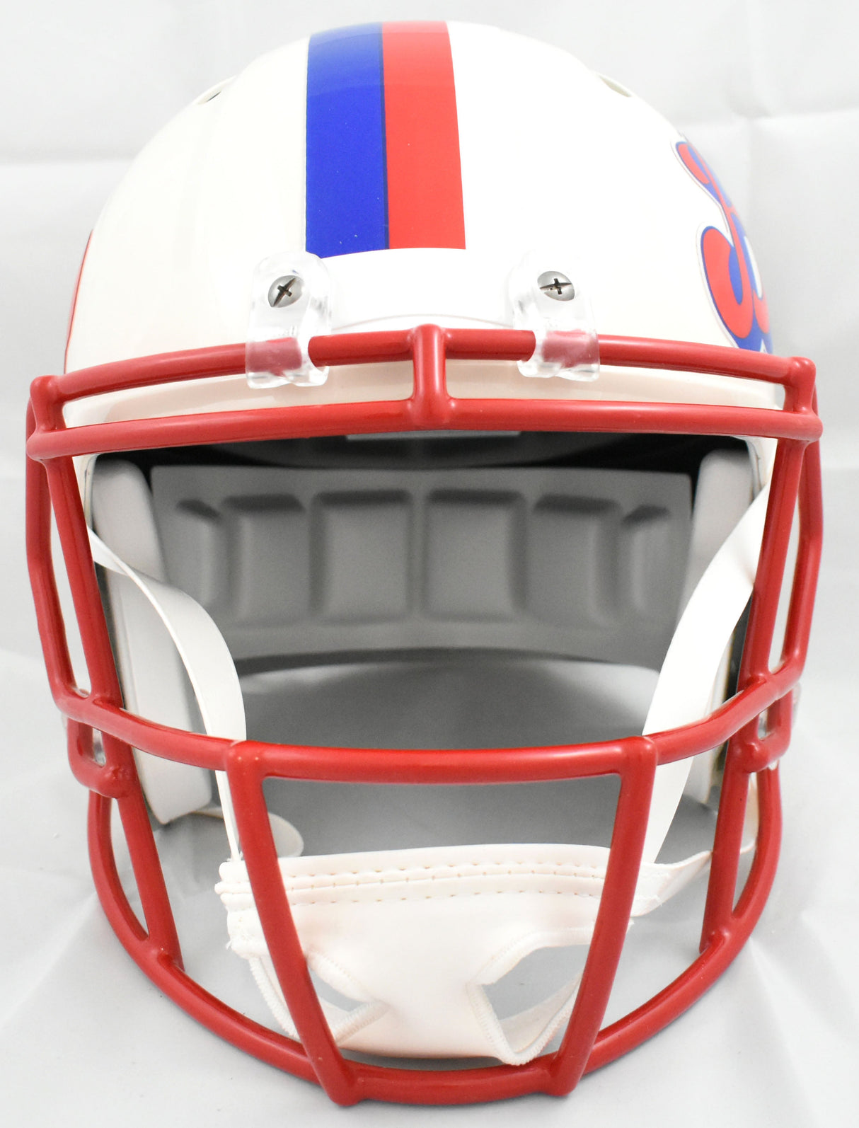 James Cook Autographed Buffalo Bills F/S Retro Speed Helmet - JSA W *Red
