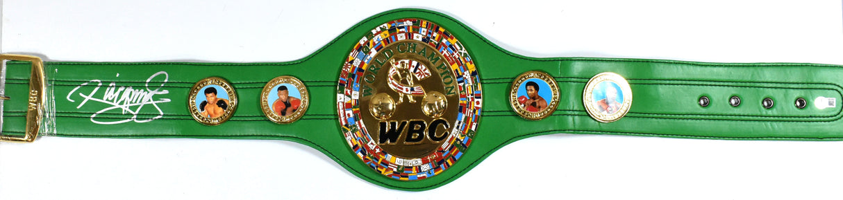 Manny Pacquiao Autographed WBC Replica Belt - Beckett W Hologram *Silver