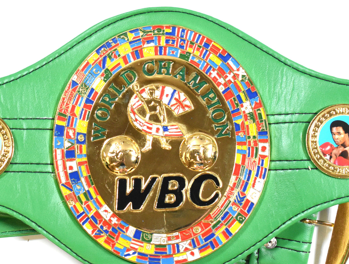 Oscar De La Hoya Autographed WBC Replica Belt - JSA W *Silver