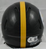 Troy Polamalu Autographed Pittsburgh Steelers Speed Mini Helmet - Beckett Holo