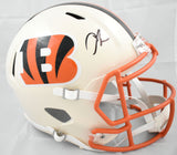 Chad Johnson Autographed Cincinnati Bengals F/S Retro Speed Helmet - Beckett Holo