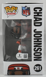 Chad Johnson Autographed Cincinnati Bengals Funko Pop #261 - Beckett Holo