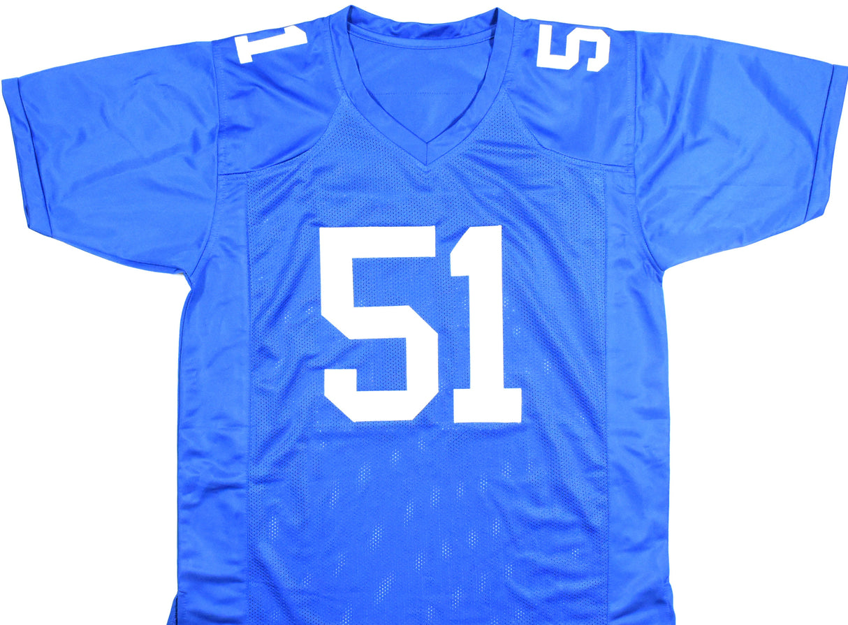 Abdul Carter Autographed Blue Pro Style Jersey - Beckett W Hologram *Black