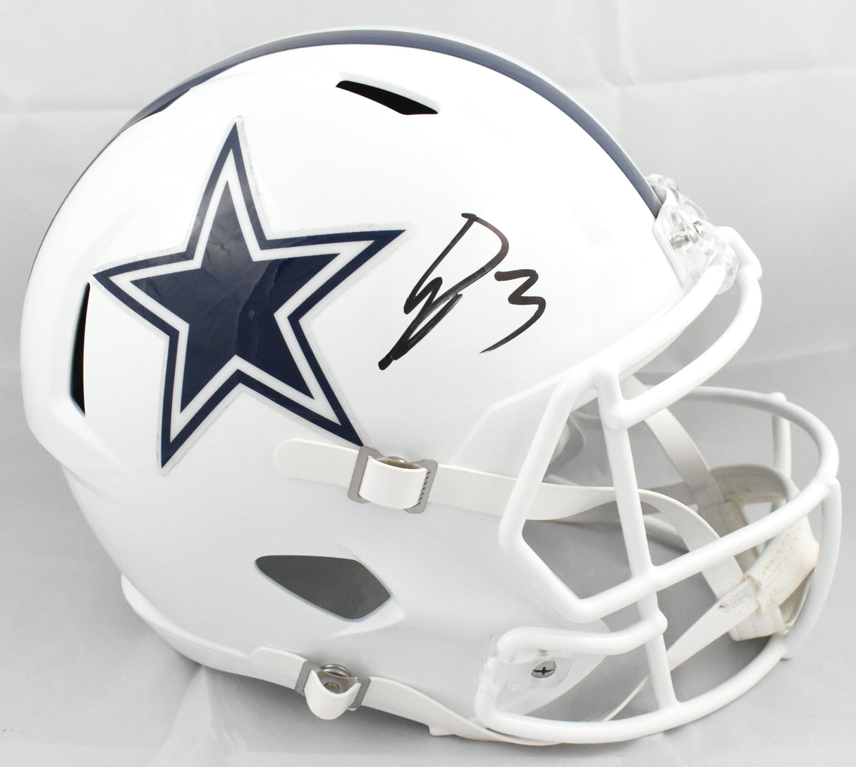 George Pickens Autographed Dallas Cowboys F/S Alt 2022 Speed Helmet - JSA W