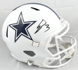 George Pickens Autographed Dallas Cowboys F/S Alt 2022 Speed Helmet - JSA W