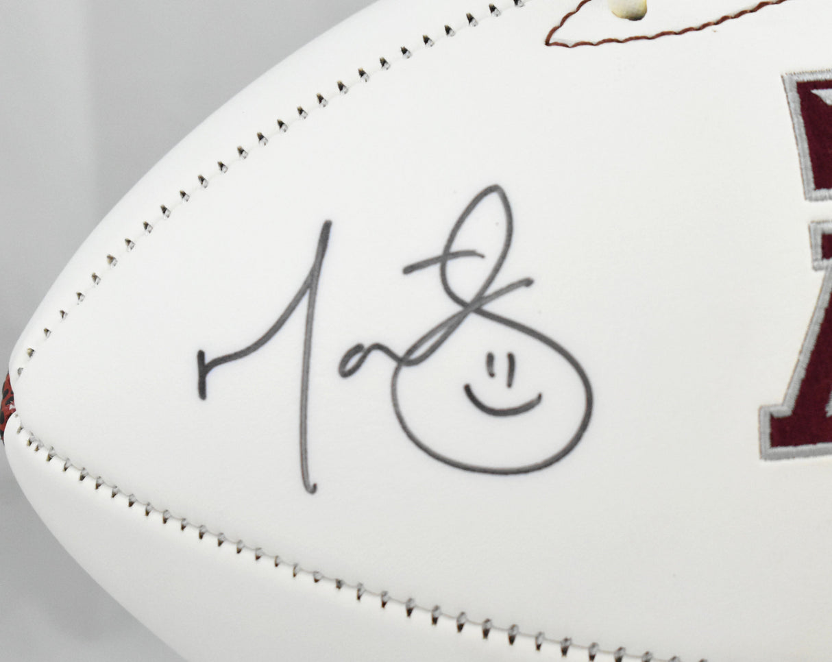Martellus Bennett Autographed Texas A&M Aggies Logo Football - JSA W