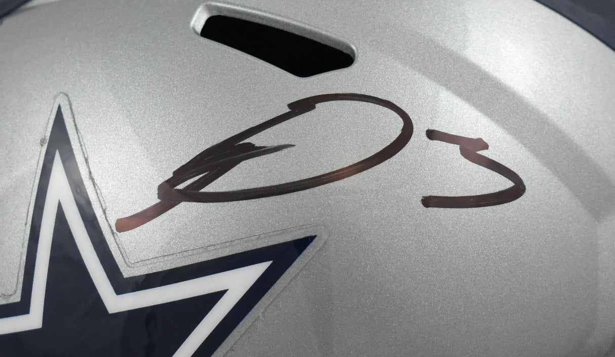 George Pickens Autographed Dallas Cowboys F/S Speed Replica Helmet - JSA W