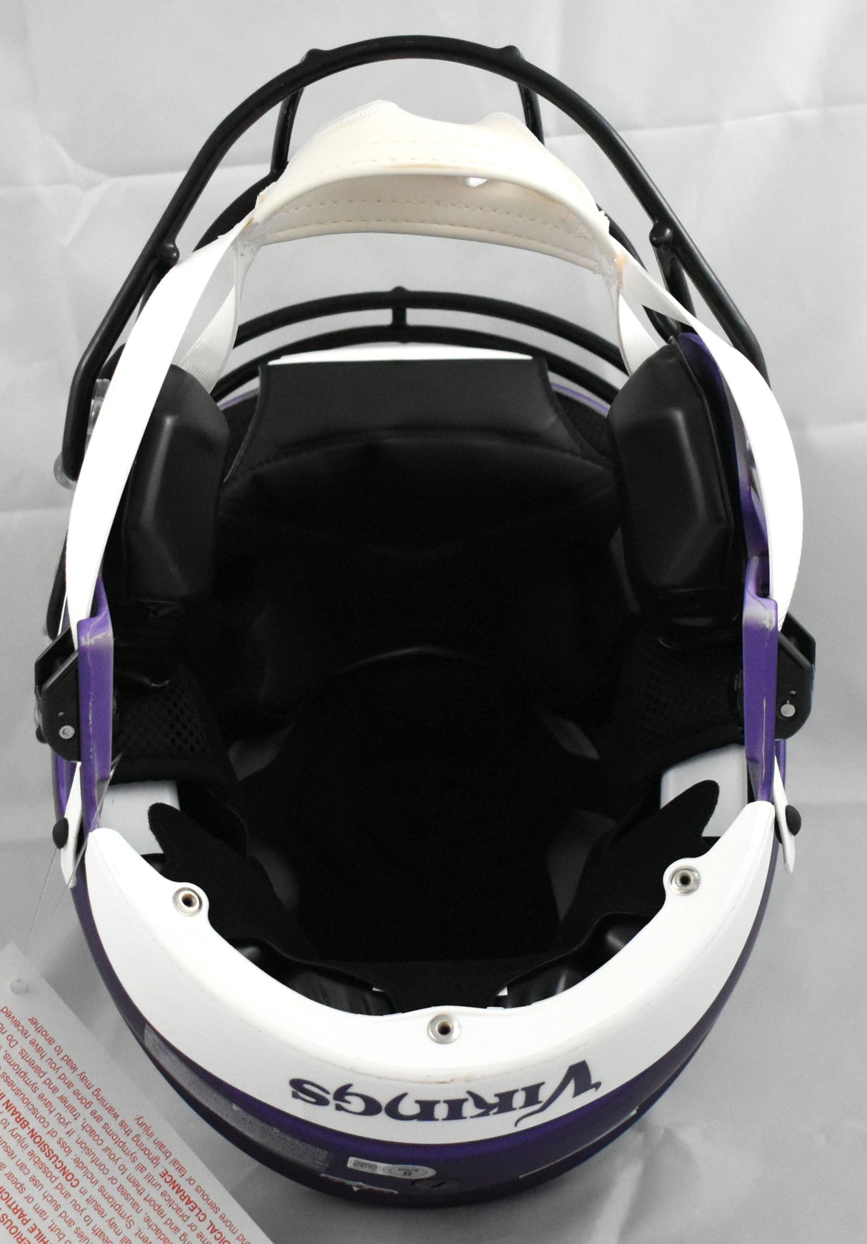 Justin Jefferson Autographed Vikings F/S SpeedFlex Helmet-Beckett W Holo *Yellow