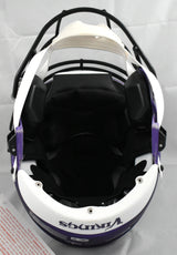Justin Jefferson Autographed Vikings F/S SpeedFlex Helmet-Beckett W Holo *Yellow