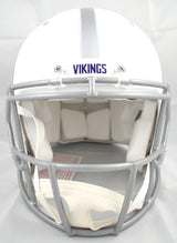 Justin Jefferson Signed Vikings F/S ALT Speed Authentic Helmet - Beckett W Holo