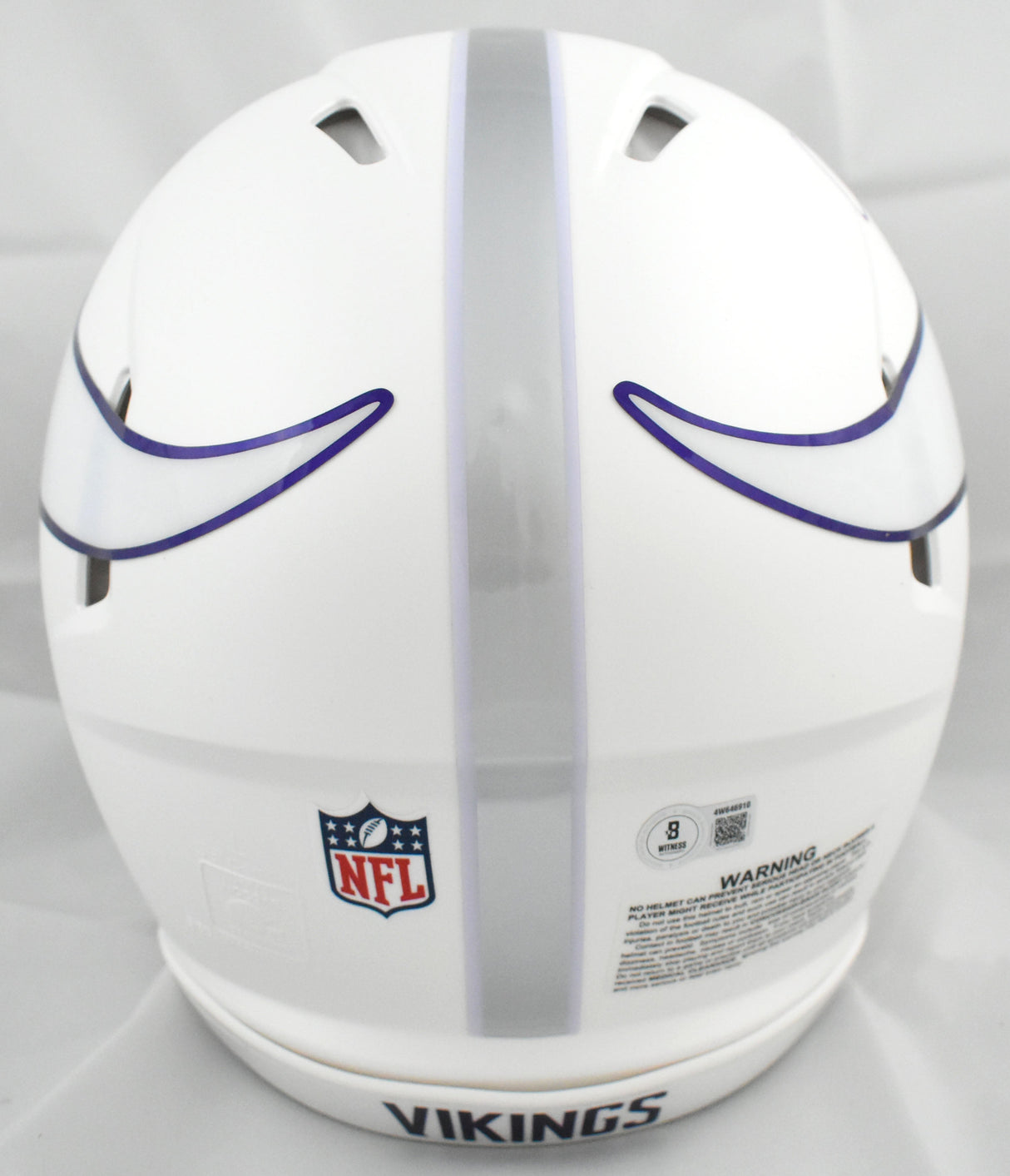Justin Jefferson Signed Vikings F/S ALT Speed Authentic Helmet - Beckett W Holo