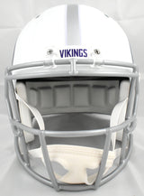 Justin Jefferson Autographed Vikings F/S ALT Speed Helmet - Beckett W Holo