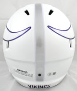 Justin Jefferson Autographed Vikings F/S ALT Speed Helmet - Beckett W Holo