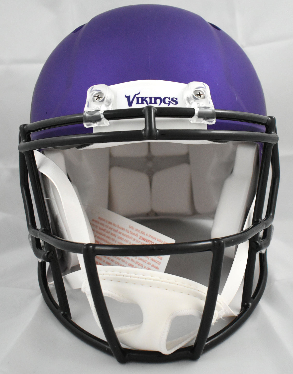 Justin Jefferson Autographed Vikings F/S Speed Authentic Helmet - Beckett W Holo