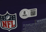 Justin Jefferson Autographed Vikings F/S Speed Authentic Helmet - Beckett W Holo