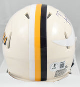Justin Jefferson Autographed Vikings Retro Speed Mini Helmet - Beckett W Holo