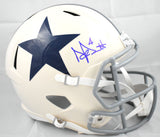 Dak Prescott Autographed Dallas Cowboys F/S Retro Speed Helmet - Beckett W Holo